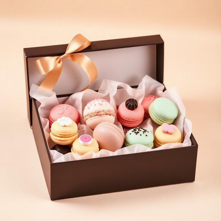Curated dessert gift box with brownies, cookies and treats in Ahmedabad