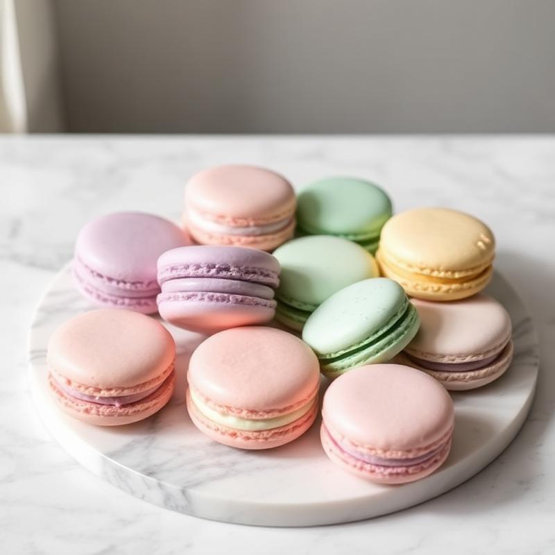 Eggless Macarons